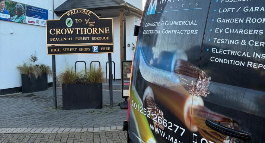 Trusted Electrician in Crowthorne 